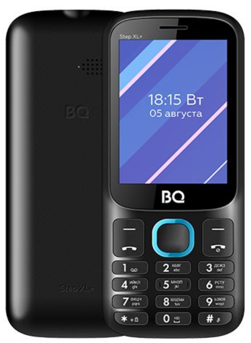 Мобильный телефон BQ 2820 Step XL+ Black+Blue
