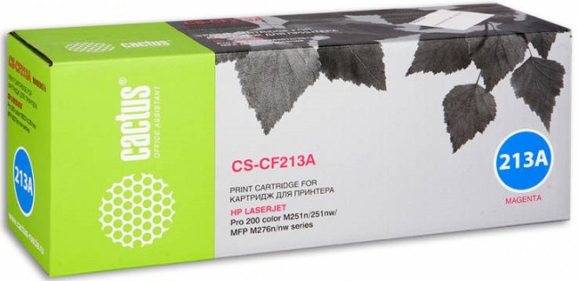 Тонер-картридж Cactus CS-CF213A Пурпурный