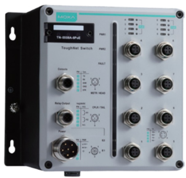 Коммутатор управляемый MOXA TN-5508A-8PoE-WV-CT-T