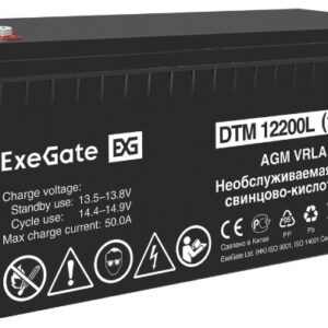 Батарея аккумуляторная Exegate DTM 12200L