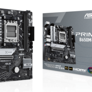 Материнская плата ASUS PRIME B650M-K, AM5, AMD B650, mATX