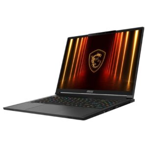 Ноутбук MSI Stealth 16 AI A2HWGG-085XRU 16" (Intel Core Ultra 7, 32Гб DDR5, SSD 1 Тб, GeForce RTX 5070, Без ОС) Черный [9S7-15F535-085]