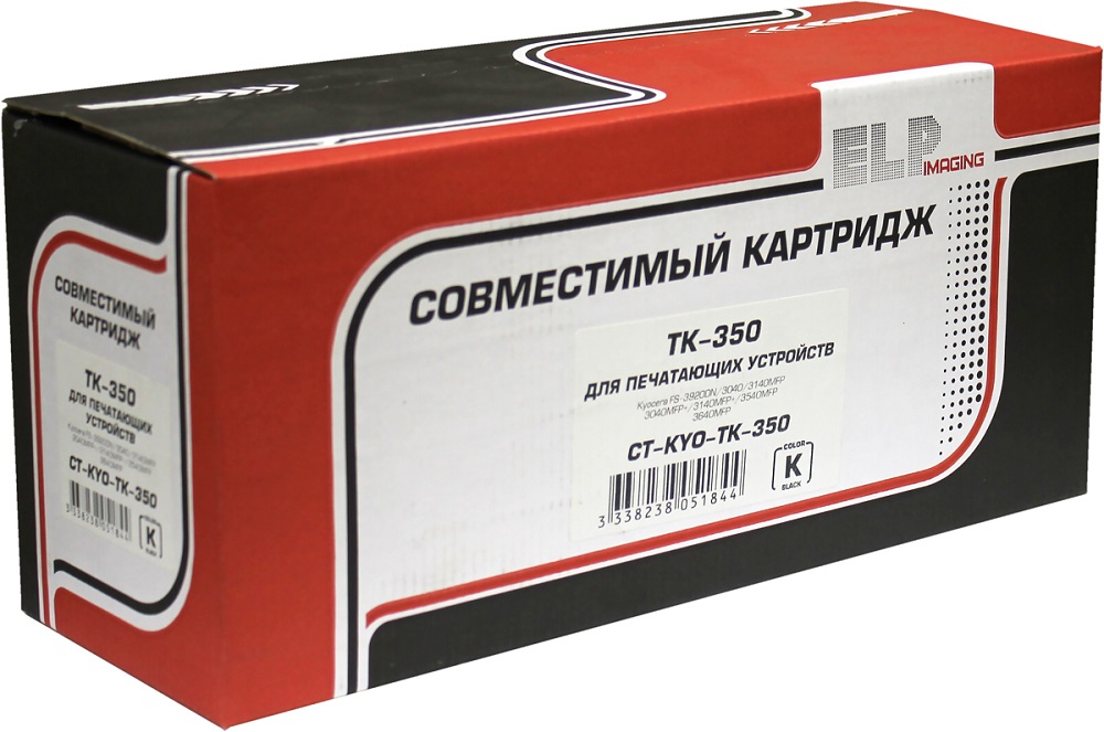 Тонер-картридж ELP CT-KYO-TK-350 Черный