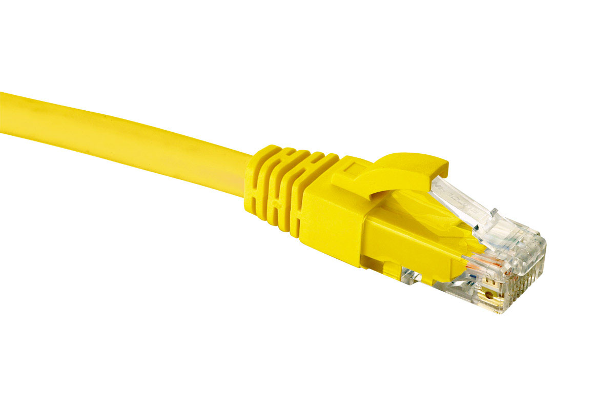 Кабель патч-корд U/UTP 5e кат. 10м Eurolan 21D-U5-10YL