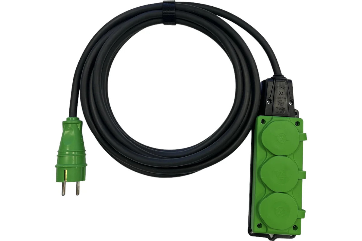 Удлинитель силовой iTOK i-CONNECT-COLOR-SU-KG-325-3-54-10-GREEN