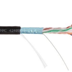 Кабель витая пара F/UTP 6 кат. 4 пары NikoMax NMC 4240B-BK