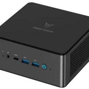 Мини ПК Minisforum UM890Pro (AMD Ryzen 9 8945HS (8/16; 4,0ГГц; 16Мб), 4ГГц, 32ГБ DDR5, SSD 1 Тб, AMD Radeon Graphics, Windows 11 Профессиональная) [UM890PRO/32GB+1TB]