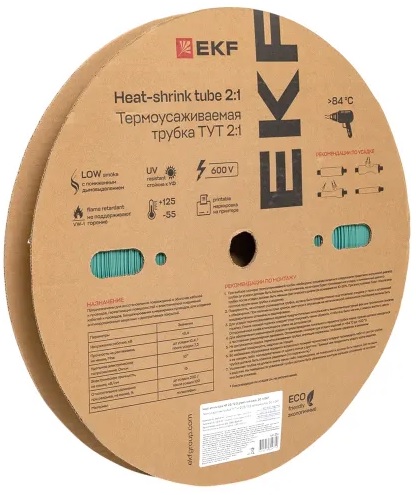 Термоусаживаемая трубка EKF tut-25-j