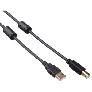 Кабель USB A (M) - USB B (M), 2м, ExeGate EX-CCF-USB2-AMBM-2.0
