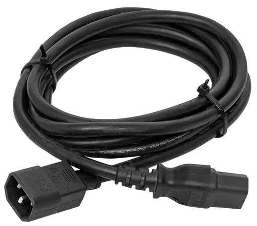 Кабель питания EKF TRC-PCA-C13-C14-2M