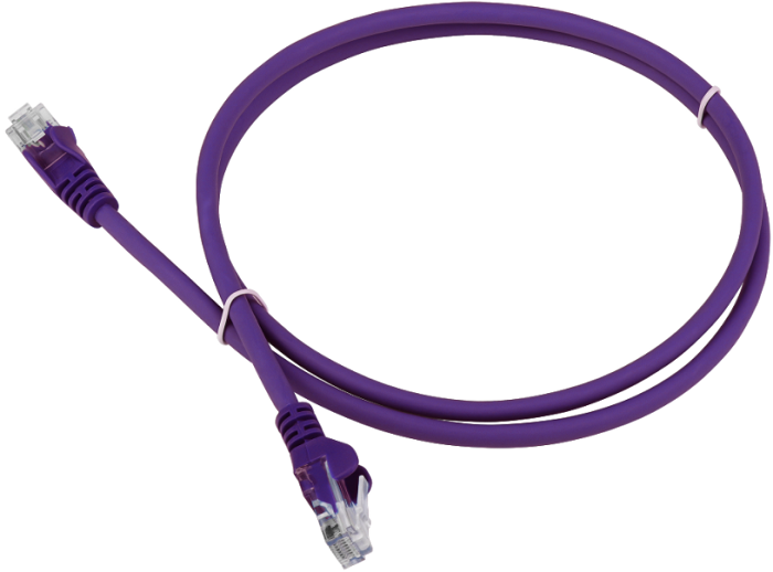 Кабель патч-корд U/UTP 6 кат. 2м Lanmaster LAN-PC45/U6-2.0-VI