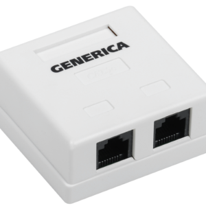 Розетка настенная GENERICA CS2-1C5EU-22-G
