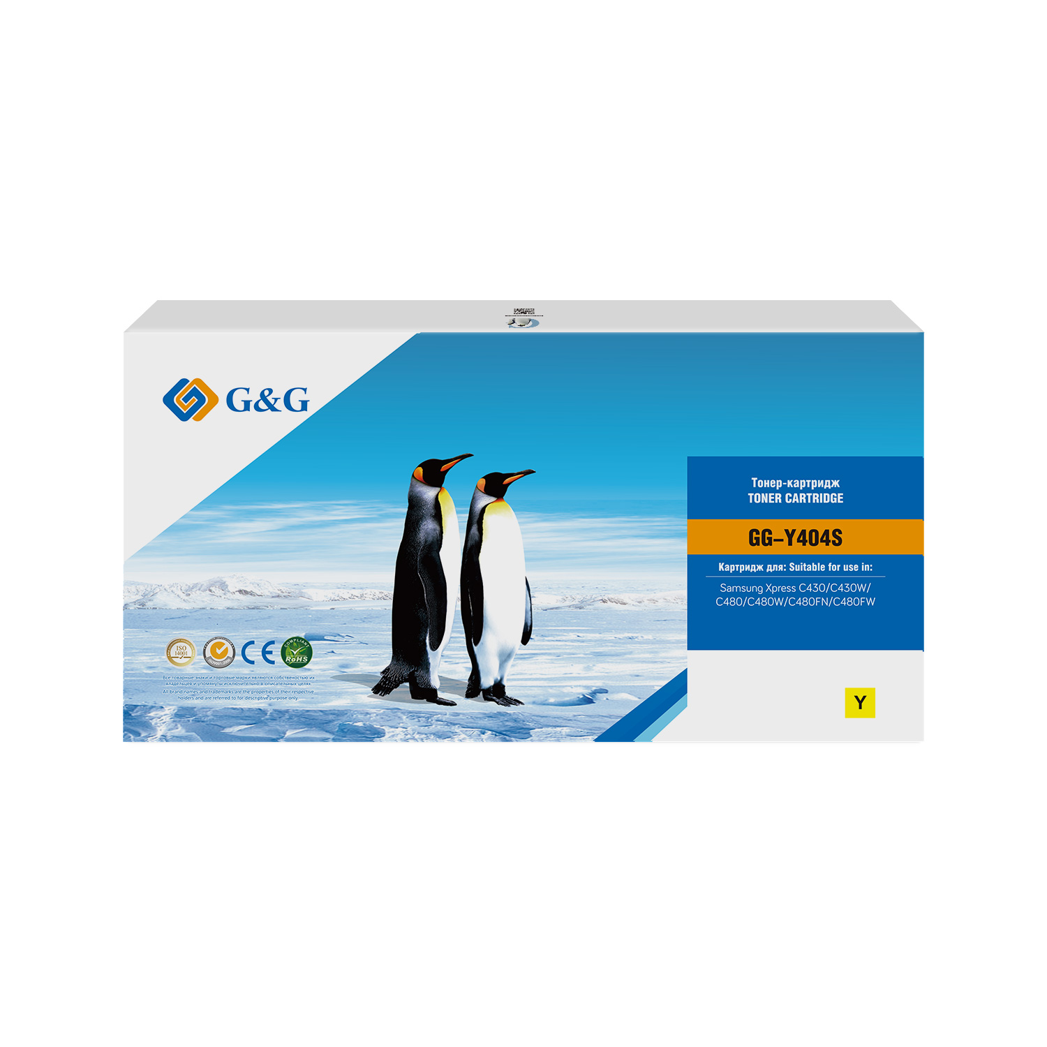 Тонер-картридж G&G GG-Y404S Желтый