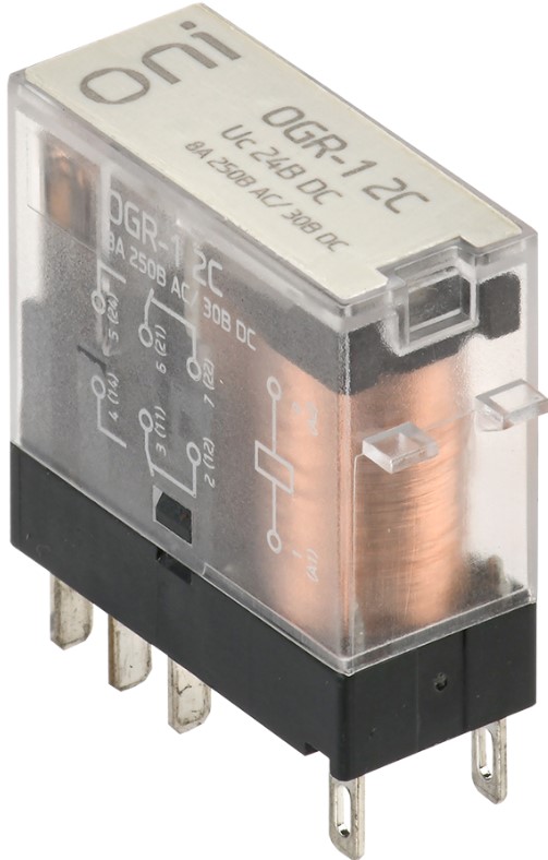 Реле промежуточное ONI OGR-1-2C-DC24V