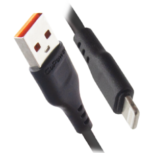 Кабель USB - Lightning, 1м, GoPower GP01L Black