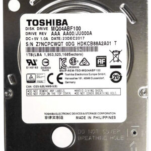 Жесткий диск 1TB SATA 6Gb/s Toshiba MQ04ABF100