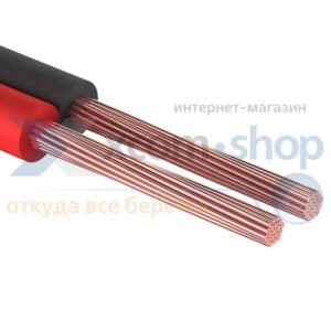 Кабель PROconnect 2х0.25 мм², красно-черный, 100 м.