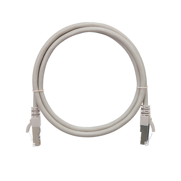 Кабель патч-корд F/UTP 5e кат. 10м NikoMax NMC-PC4SD55B-100-GY