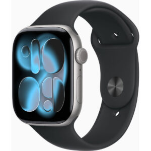 Умные часы Apple Watch Series 11 46mm Space Grey Aluminium Case With Black Sport Band S/M (MEV04)