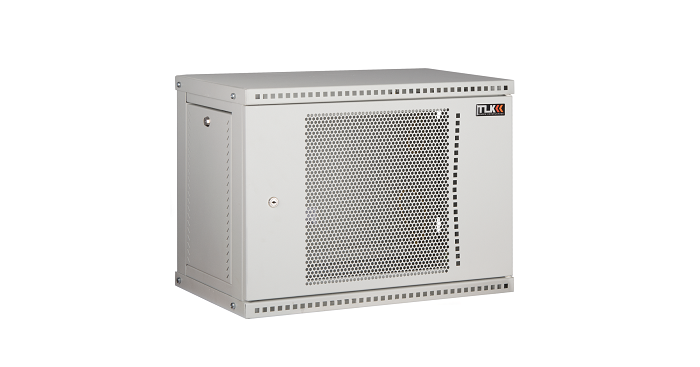 Шкаф настенный 19", 12U TLK TWI-126045-R-P-GY