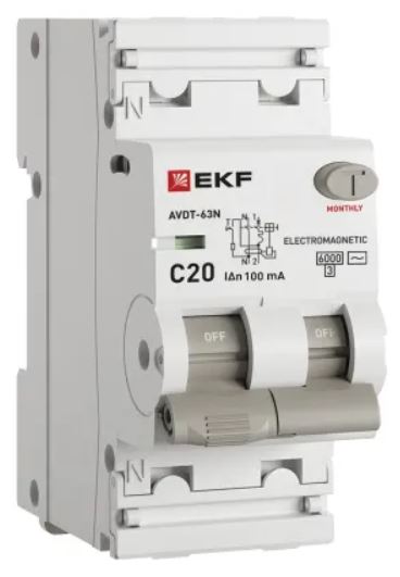 Автомат дифференциальный EKF D63N26M20C100