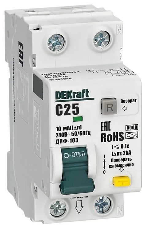 Автомат дифференциальный DEKraft 16304DEK