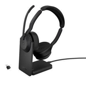 Беспроводная стереогарнитура Jabra Evolve2 55, Bluetooth, Охватывающие, Черный, [25599-999-889]