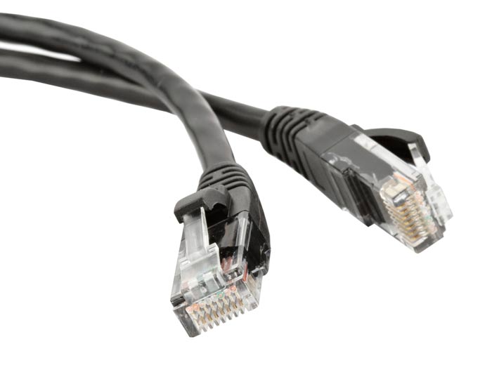 Кабель патч-корд U/UTP 6 кат. 3м Hyperline PC-LPM-UTP-RJ45-RJ45-C6-3M-LSZH-BK