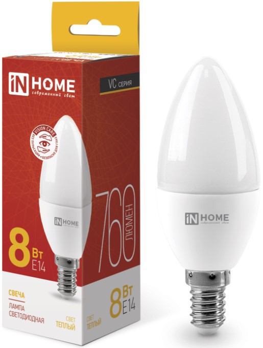Лампа светодиодная IN HOME 4690612020426