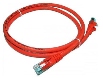 Кабель патч-корд U/UTP 6 кат. 5м Lanmaster LAN-PC45/U6-5.0-RD
