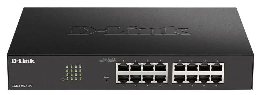 Коммутатор D-link DGS-1100-16V2/A2A