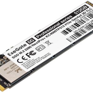 SSD накопитель 512 ГБ Exegate NextPro+ KC4000TP512, PCIe 4.0 x4, [EX297592RUS]