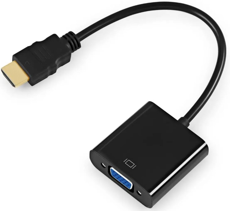 Переходник KINGPRICE KP-HDMI(M)-VGA(F)