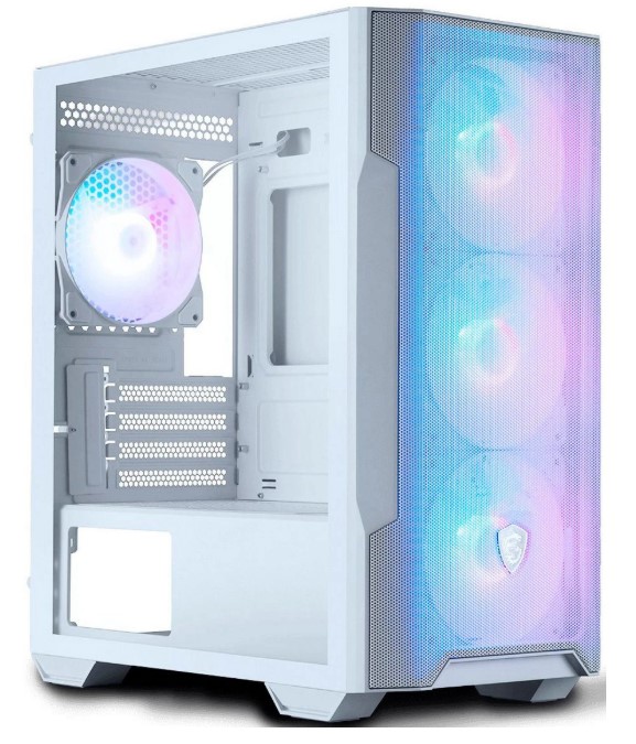 Корпус mATX MSI MAG FORGE M100R WHITE