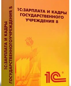 Право на использование 1С 1С:Зарплата и кадры государственного учреждения 8 КОРП