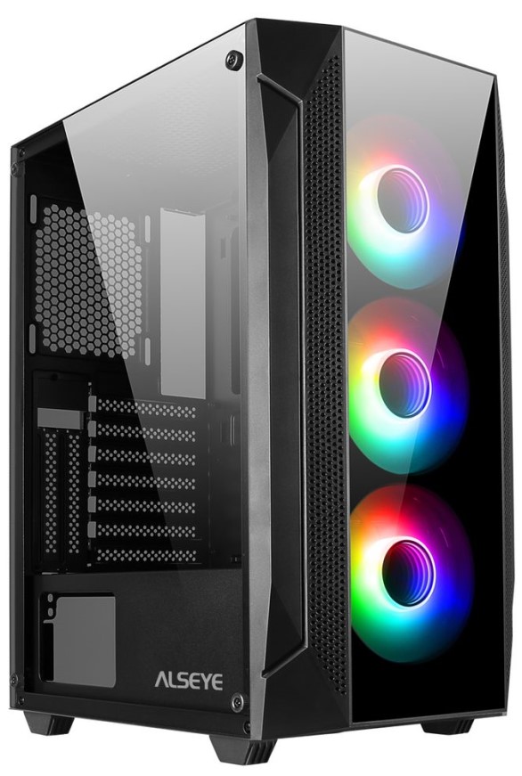 Корпус ATX ALSEYE Phantom 1.0-BK