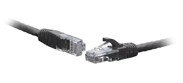 Кабель патч-корд U/UTP 5e кат. 0.3м SNR SNR-UU4-5E-003-LST-BK