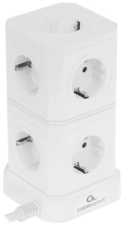 Сетевой фильтр Cablexpert TWR-9-U4-W-2