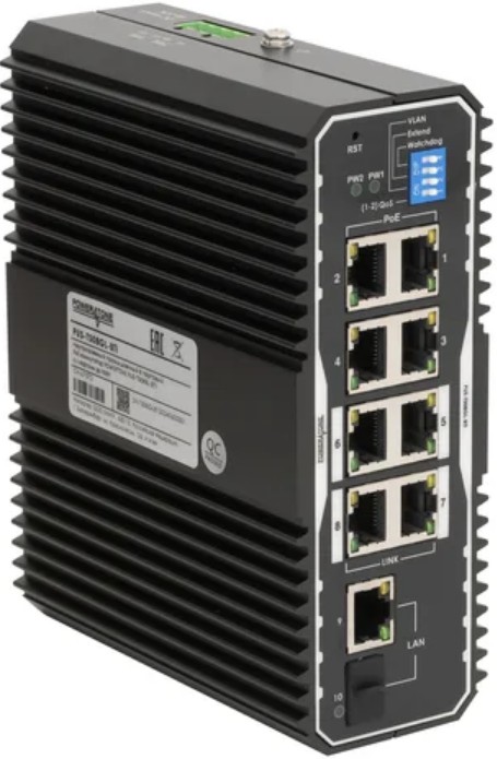Коммутатор промышленный POWERTONE PUS-TS08GL-BTi