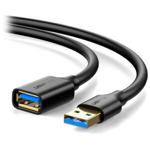 Кабель удлинительный USB A (M) - USB A (F), 2м, UGREEN US129
