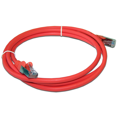 Кабель патч-корд F/UTP 6 кат. 0.5м Lanmaster LAN-PC45/S6-0.5-RD