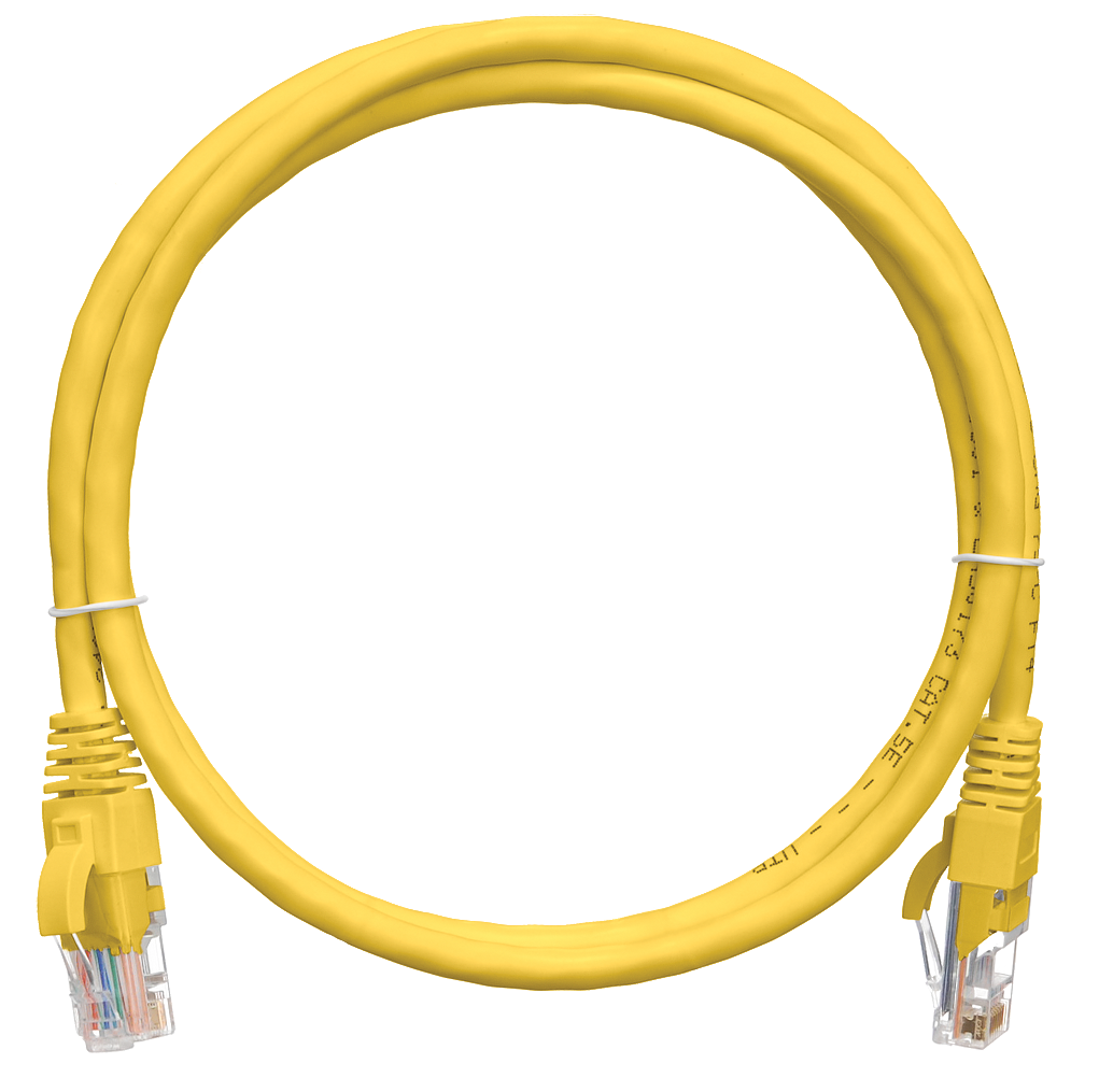 Кабель патч-корд U/UTP 5e кат. 2м NikoMax NMC-PC4UD55B-020-C-YL