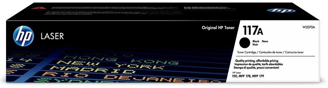 Тонер-картридж HP 117A Черный