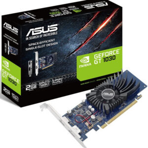 Видеокарта ASUS nVidia GeForce GT 1030, 2 ГБ GDDR5, [90YV0AT2-M0NA00]