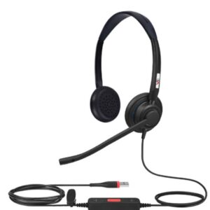 Проводная стереогарнитура VoiceXpert VXH-750DM, Проводной, Накладные, Черный, [VXH-750DM]