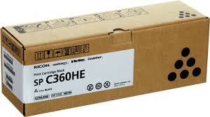 Тонер-картридж Ricoh черный SPC360HE Черный