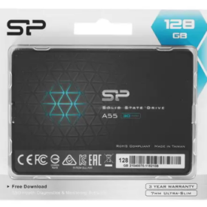 SSD накопитель 128 ГБ Silicon Power SP128GBSS3A55S25, SATA III, [SP128GBSS3A55S25]