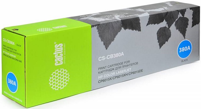 Тонер-картридж Cactus CS-CB380A Черный