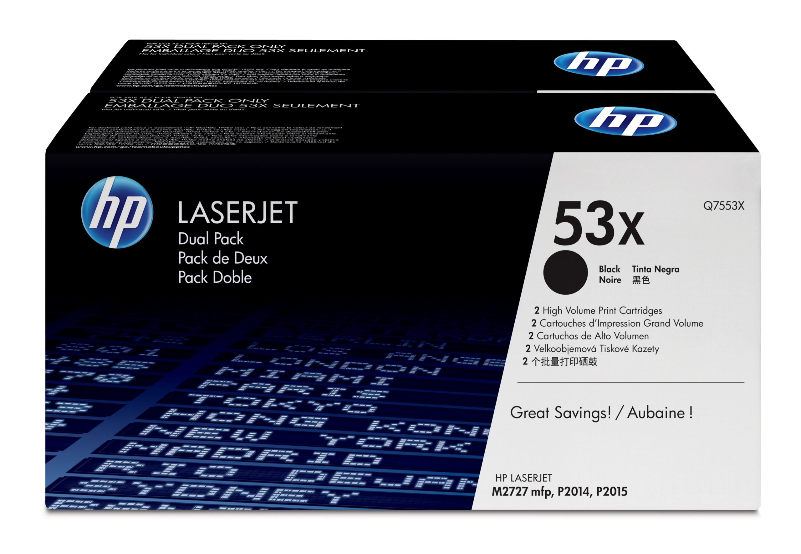 Тонер-картридж HP 53X Черный