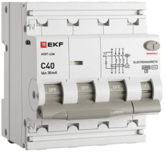 Автомат дифференциальный EKF D63N46M40C30